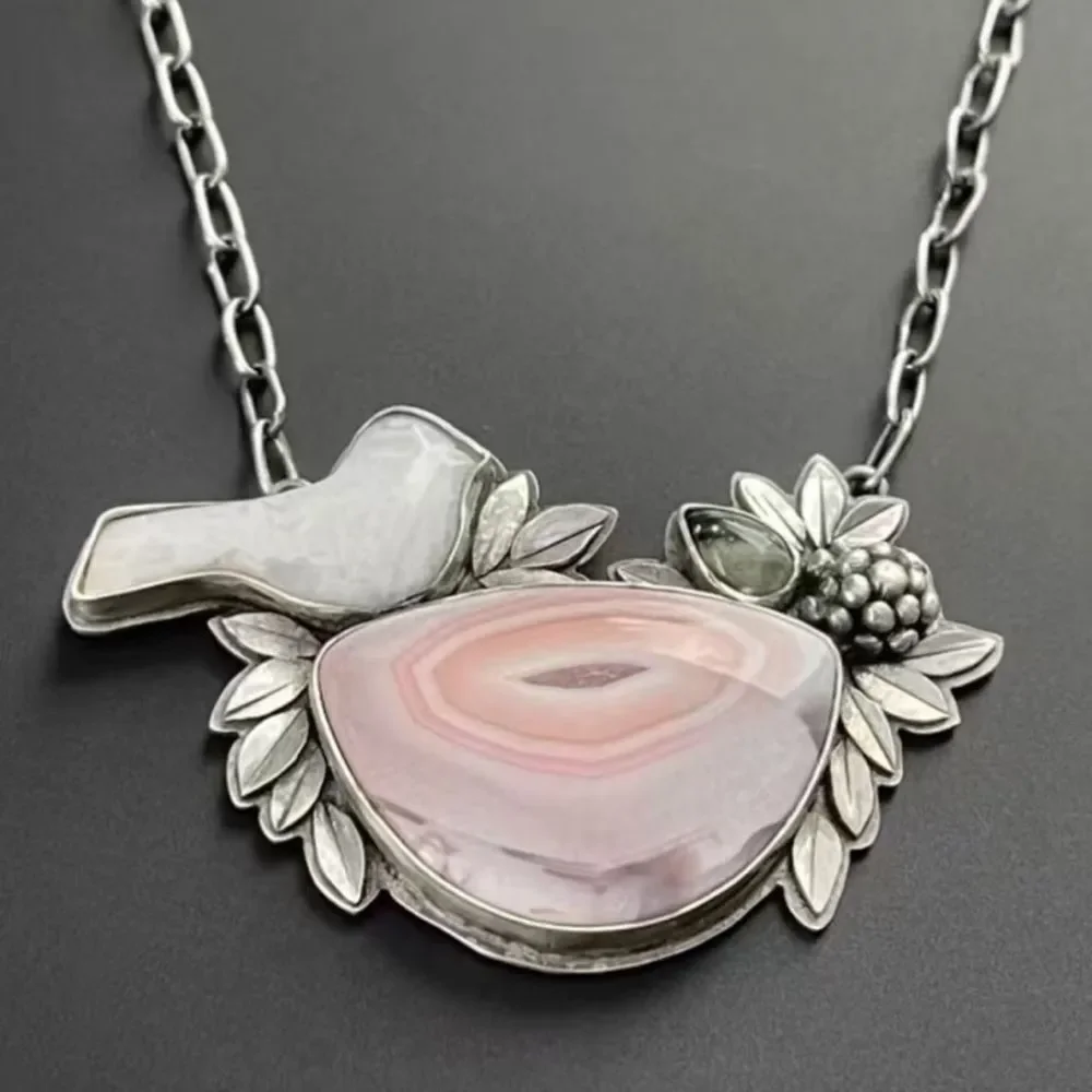 Boho bird Necklace N1970 - Picture 1 of 6